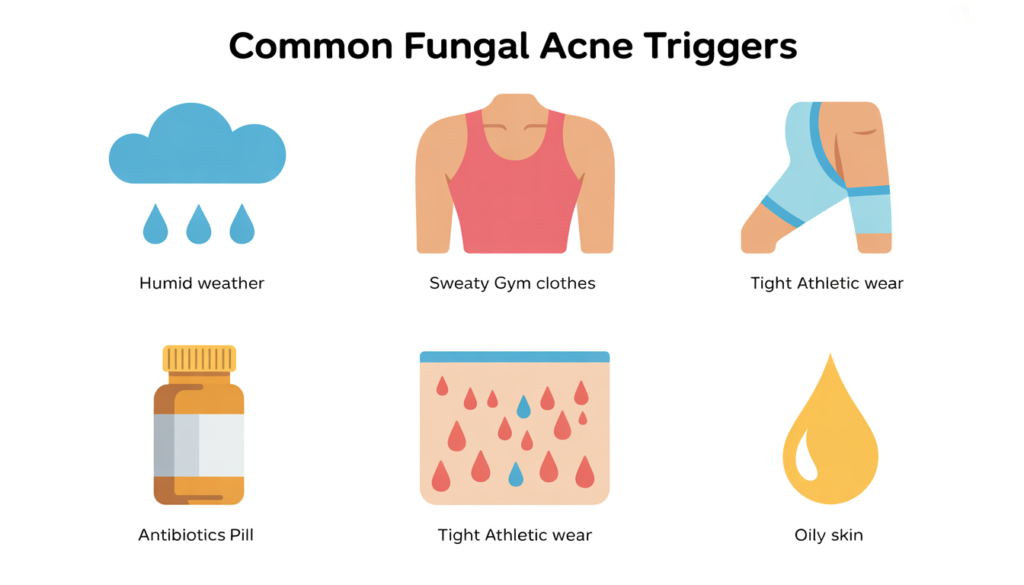 Where Does Fungal Acne Appear on the Body